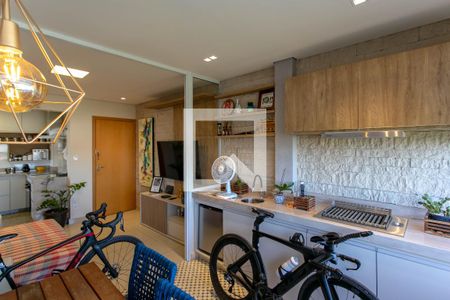Varanda gourmet de apartamento para alugar com 3 quartos, 85m² em Castelo, Belo Horizonte
