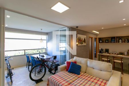 Sala de apartamento para alugar com 3 quartos, 85m² em Castelo, Belo Horizonte