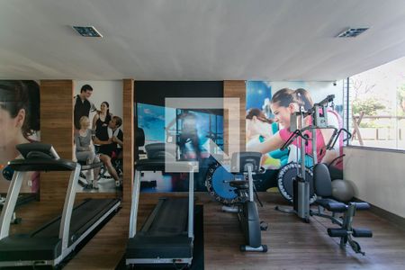 Apartamento para alugar com 85m², 3 quartos e 3 vagas Apartamento para alugar com 85m², 3 quartos e 3 vagasÁrea comum - Academia