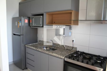 cozinha de apartamento para alugar com 2 quartos, 62m² em Vila Rosa, Goiânia