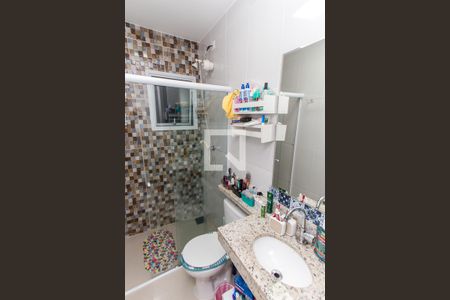 Banheiro de apartamento à venda com 1 quarto, 35m² em Vila Nivi, São Paulo