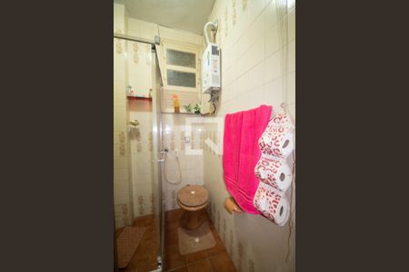 Banheiro social de kitnet/studio à venda com 1 quarto, 30m² em Copacabana, Rio de Janeiro