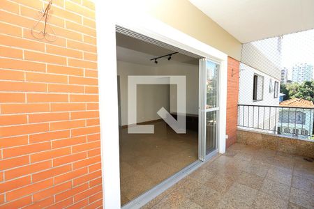 Varanda da Sala de apartamento à venda com 4 quartos, 140m² em Perdizes, São Paulo