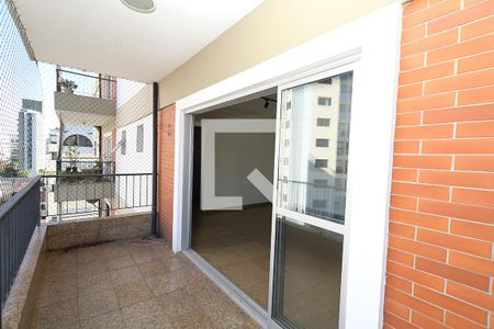 Varanda da Sala de apartamento à venda com 4 quartos, 140m² em Perdizes, São Paulo