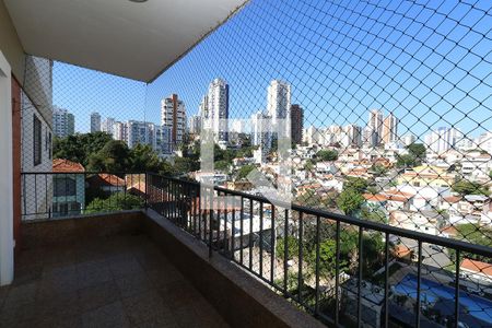 Varanda da Sala de apartamento à venda com 4 quartos, 140m² em Perdizes, São Paulo