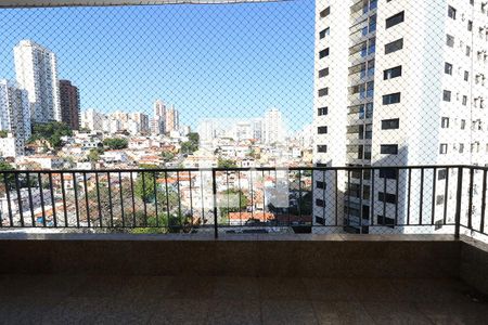 Varanda da Sala de apartamento à venda com 4 quartos, 140m² em Perdizes, São Paulo