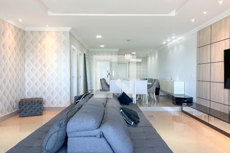 Sala de apartamento para alugar com 5 quartos, 230m² em Morro do Maluf, Guarujá