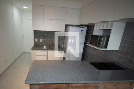 Cozinha de apartamento para alugar com 1 quarto, 28m² em Mirandópolis, São Paulo