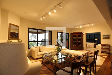 Sala de apartamento para alugar com 4 quartos, 279m² em Paraíso do Morumbi, São Paulo