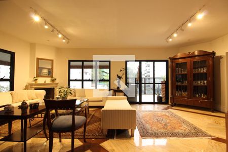 Sala de apartamento para alugar com 4 quartos, 279m² em Paraíso do Morumbi, São Paulo