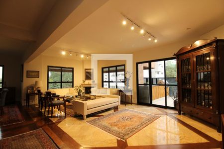 Sala de apartamento para alugar com 4 quartos, 279m² em Paraíso do Morumbi, São Paulo