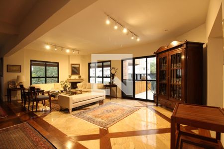 Sala de apartamento para alugar com 4 quartos, 279m² em Paraíso do Morumbi, São Paulo