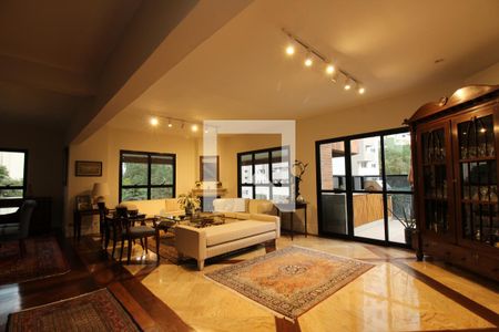 Sala de apartamento para alugar com 4 quartos, 279m² em Paraíso do Morumbi, São Paulo