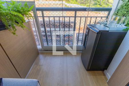 Varanda da Sala de apartamento à venda com 2 quartos, 45m² em Vila Andrade, São Paulo