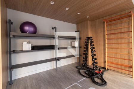 Apartamento para alugar com 40m², 1 quarto e 1 vaga Apartamento para alugar com 40m², 1 quarto e 1 vagaAcademia