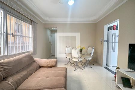Sala de apartamento para alugar com 3 quartos, 70m² em Vila Julia, Guarujá