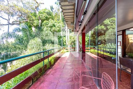 Varanda Sala Principal de casa de condomínio à venda com 5 quartos, 450m² em São Conrado, Rio de Janeiro