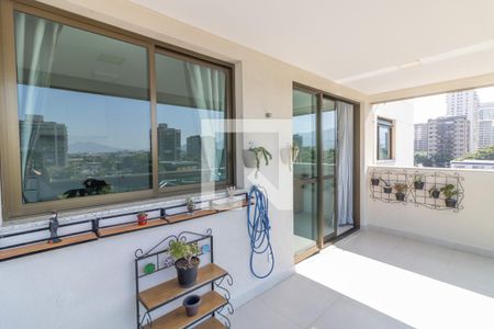 Varanda de apartamento para alugar com 2 quartos, 75m² em Recreio dos Bandeirantes, Rio de Janeiro