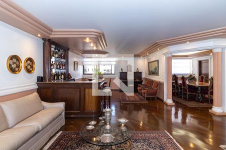 Sala de estar e Jantar de apartamento à venda com 4 quartos, 250m² em Indianópolis, São Paulo