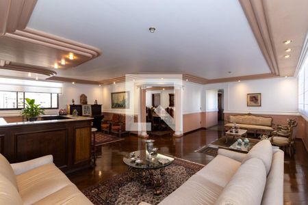 Sala de estar e Jantar de apartamento à venda com 4 quartos, 250m² em Indianópolis, São Paulo