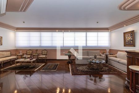 Sala de estar e Jantar de apartamento à venda com 4 quartos, 250m² em Indianópolis, São Paulo