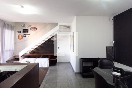 Sala de apartamento para alugar com 1 quarto, 76m² em Moema, São Paulo