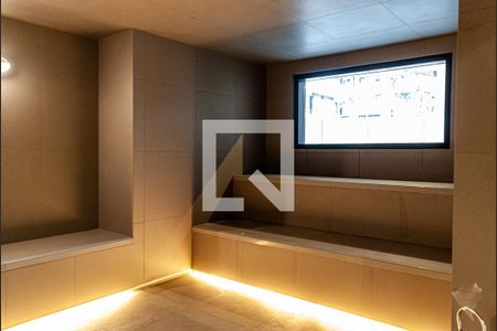 Apartamento para alugar com 95m², 3 quartos e 2 vagas Apartamento para alugar com 95m², 3 quartos e 2 vagasÁrea comum do prédio - sauna