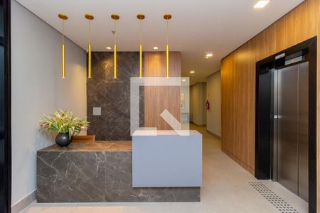 Apartamento para alugar com 27m², 1 quarto e sem vaga Apartamento para alugar com 27m², 1 quarto e sem vagaHall social