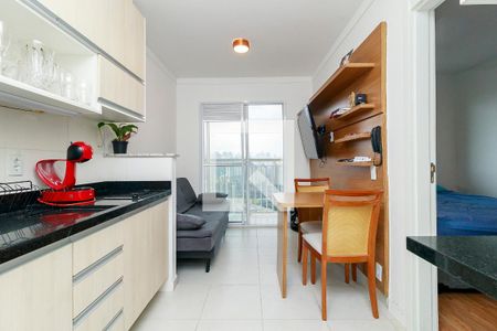 Sala de apartamento para alugar com 1 quarto, 31m² em Vila das Belezas, São Paulo