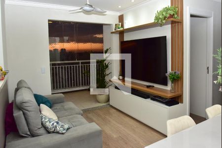 Sala de apartamento à venda com 2 quartos, 61m² em Campininha, São Paulo