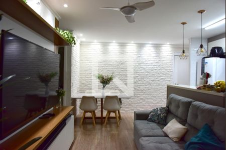 Sala de apartamento à venda com 2 quartos, 61m² em Campininha, São Paulo