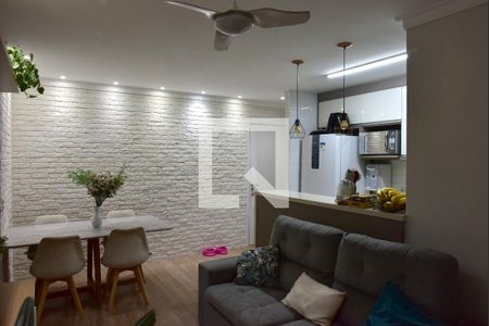 Sala de apartamento à venda com 2 quartos, 61m² em Campininha, São Paulo