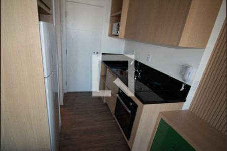 Cozinha de kitnet/studio para alugar com 1 quarto, 27m² em Vila Clementino, São Paulo