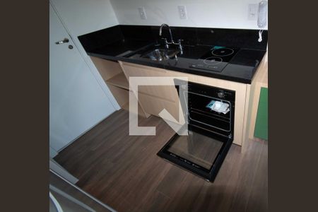 Cozinha de kitnet/studio para alugar com 1 quarto, 27m² em Vila Clementino, São Paulo