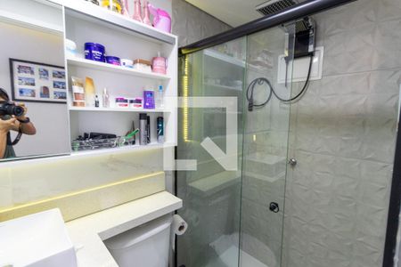 Banheiro de apartamento para alugar com 2 quartos, 47m² em Cangaíba, São Paulo