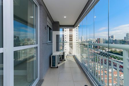 Sala - Varanda de apartamento para alugar com 1 quarto, 44m² em Brooklin, São Paulo
