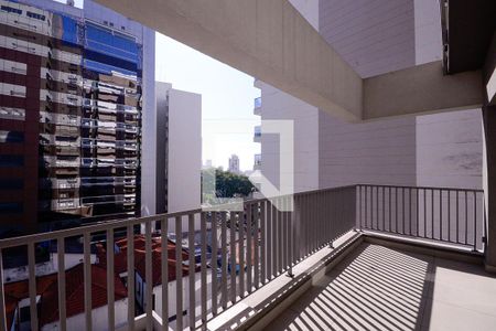 Varanda  de apartamento à venda com 1 quarto, 32m² em Liberdade, São Paulo
