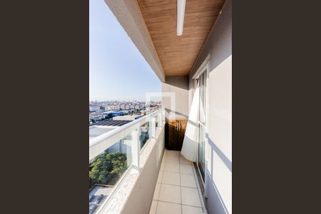 Varanda da Sala de apartamento à venda com 2 quartos, 51m² em Vila Metalúrgica, Santo André