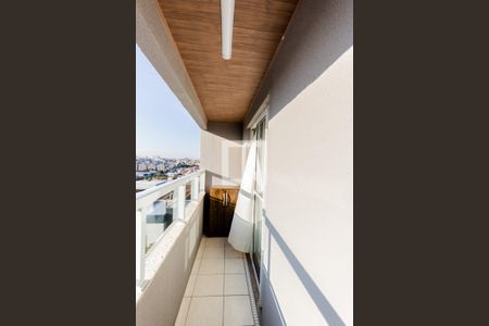 Varanda da Sala de apartamento à venda com 2 quartos, 51m² em Vila Metalúrgica, Santo André