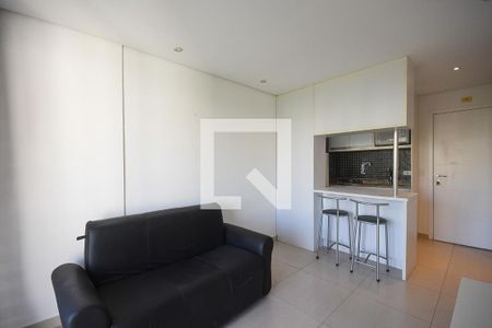 Sala de apartamento à venda com 1 quarto, 50m² em Panamby, São Paulo