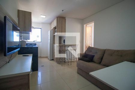 Sala de apartamento para alugar com 1 quarto, 29m² em Alto da Glória, Goiânia