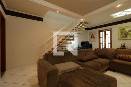 Sala de casa à venda com 3 quartos, 140m² em Jardim Utinga, Santo André