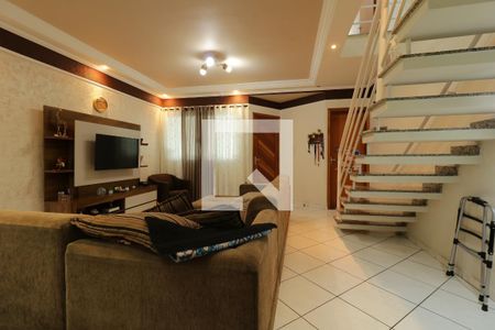 Sala de casa à venda com 3 quartos, 140m² em Jardim Utinga, Santo André
