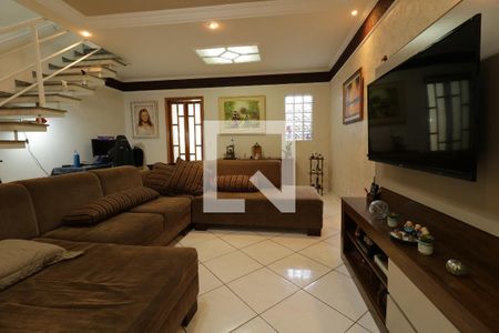 Sala de casa à venda com 3 quartos, 140m² em Jardim Utinga, Santo André