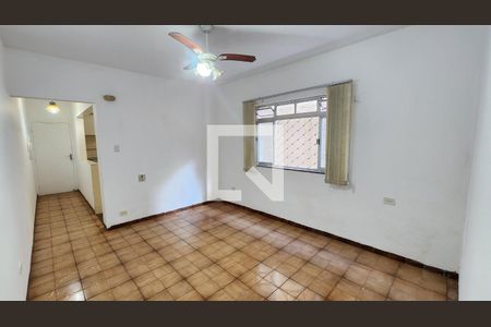 Sala de apartamento para alugar com 1 quarto, 60m² em Embaré, Santos