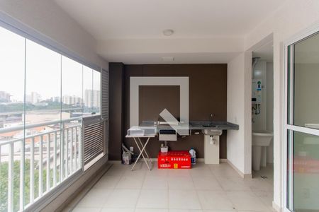 Varanda da Sala de apartamento para alugar com 2 quartos, 64m² em Vila Ema, São Paulo