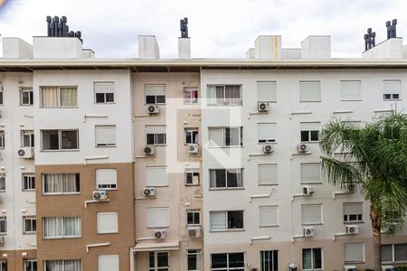 Vista da Sala de apartamento à venda com 2 quartos, 58m² em Medianeira, Porto Alegre
