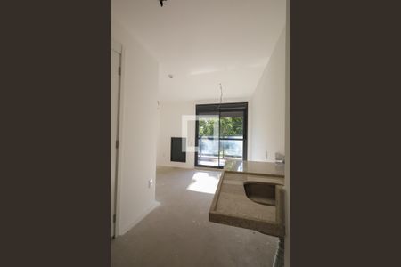 Studio à venda com 26m², 1 quarto e sem vagaCozinha 