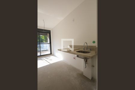 Studio à venda com 26m², 1 quarto e sem vagaCozinha 