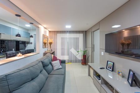 Sala de apartamento à venda com 3 quartos, 106m² em Santa Amelia, Belo Horizonte
